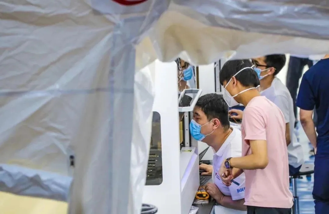 氣膜膜結構核酸檢測室現身大興體育中心