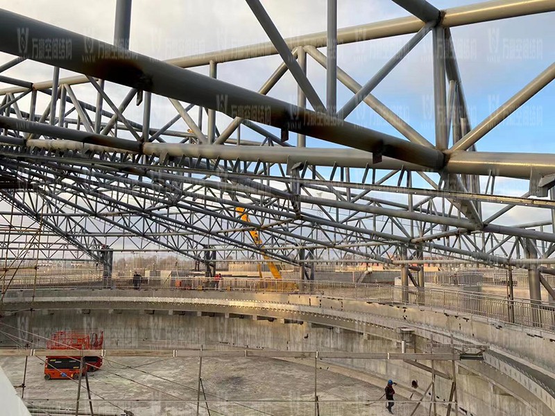 格爾木工業(yè)園昆侖工業(yè)區(qū)工業(yè)污水廠污水池保溫膜結(jié)構(gòu)工程 格爾木工業(yè)園昆侖工業(yè)區(qū)工業(yè)污水廠污水池保溫膜結(jié)構(gòu)工程