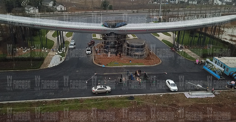 四川南充電影學(xué)院景觀膜結(jié)構(gòu)項(xiàng)目竣工