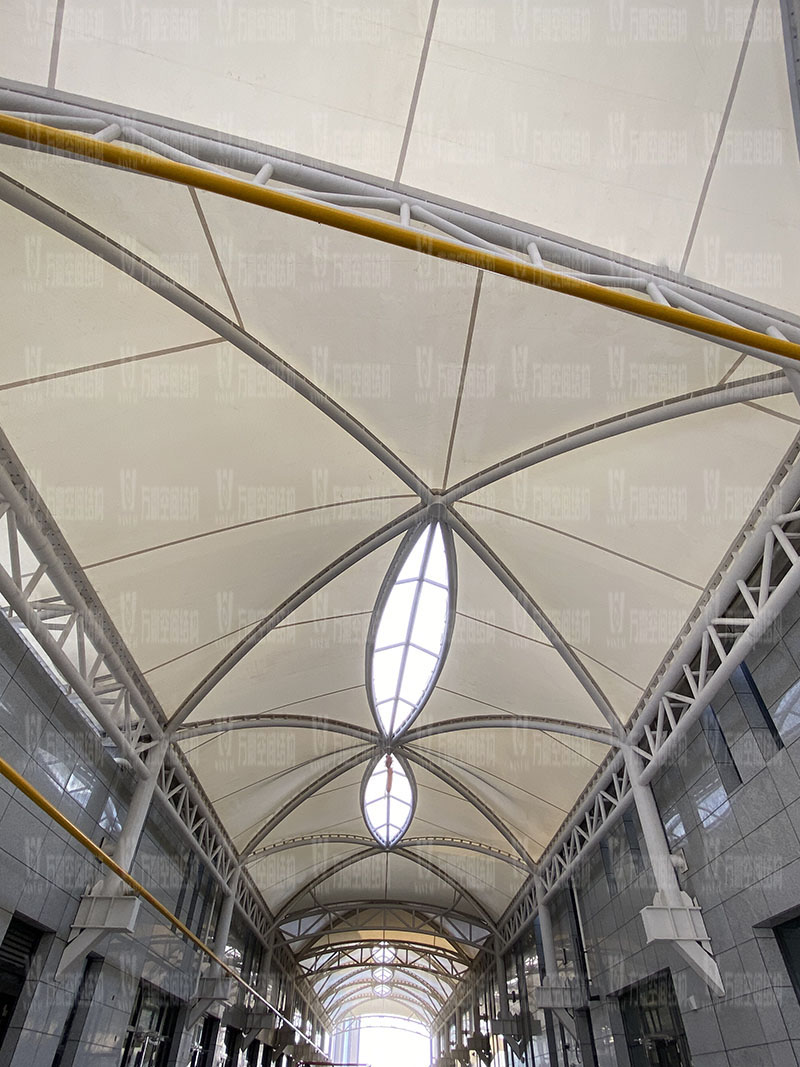 新泰卓越·財富廣場膜結(jié)構(gòu)項目竣工 新泰卓越·財富廣場膜結(jié)構(gòu)項目竣工