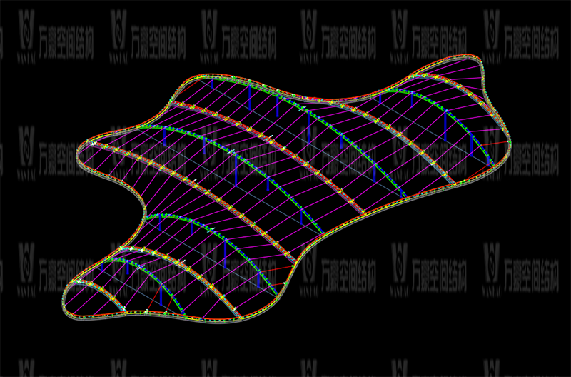 長沙圭塘海綿示范公園建設(shè)項(xiàng)目ETFE膜結(jié)構(gòu)工程