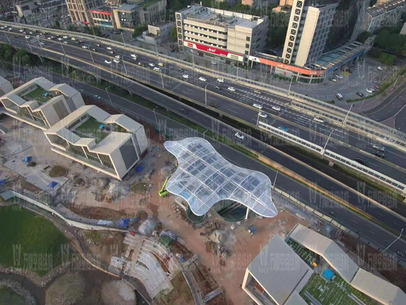長沙圭塘海綿示范公園建設(shè)項(xiàng)目ETFE膜結(jié)構(gòu)工程