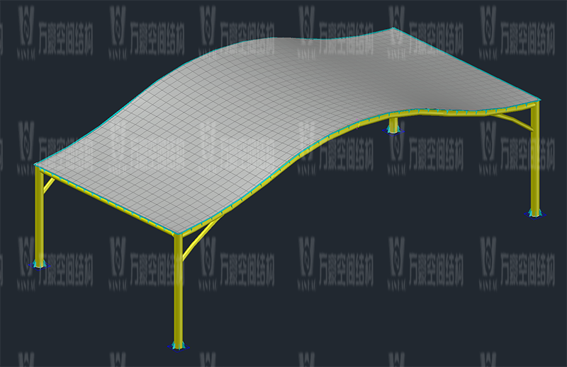萬豪2021第8標-樂清鐵定溜溜樂園ETFE天幕及PTFE景觀傘膜結(jié)構(gòu)工程