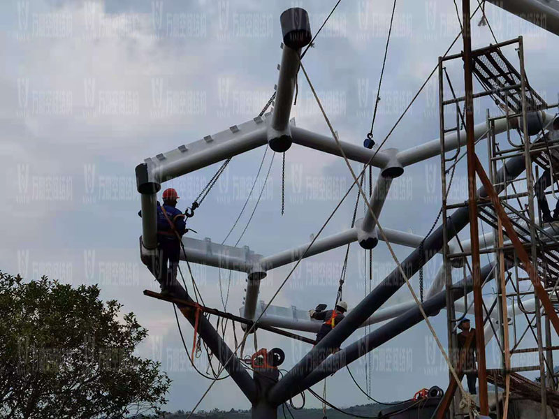 萬豪2021第8標-樂清鐵定溜溜樂園ETFE天幕及PTFE景觀傘膜結(jié)構(gòu)工程