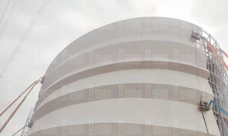 紹興國際會展中心一期B區(qū)會議中心 PTFE外立面網(wǎng)格膜工程竣工 紹興國際會展中心一期B區(qū)會議中心 PTFE外立面網(wǎng)格膜工程竣工