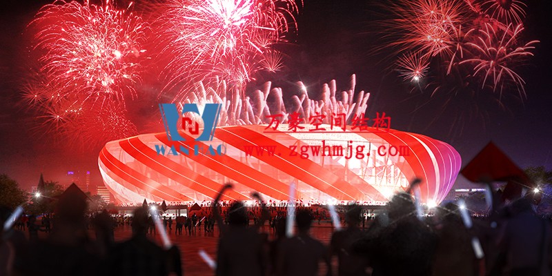 2023年亞洲杯主辦場地重慶龍興足球場項目ETFE屋面膜結(jié)構(gòu)工程 2023年亞洲杯主辦場地重慶龍興足球場項目ETFE屋面膜結(jié)構(gòu)工程