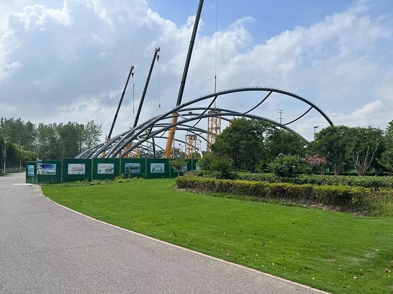 萬豪空間結(jié)構(gòu)員工到寧波諾丁漢大學(xué)室外運動膜結(jié)構(gòu)項目學(xué)習(xí)交流 萬豪空間結(jié)構(gòu)員工到寧波諾丁漢大學(xué)室外運動膜結(jié)構(gòu)項目學(xué)習(xí)交流