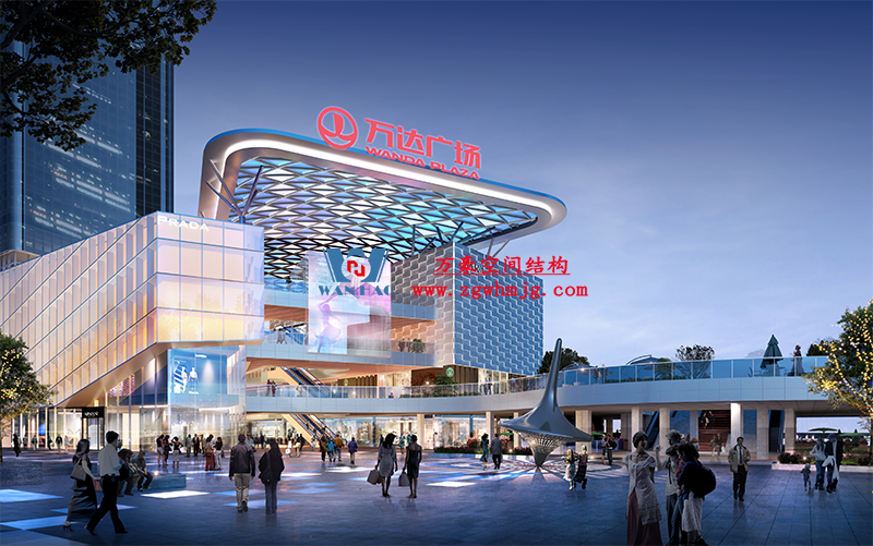 明宇廣場6號地塊商業(yè)(萬達廣場)改造項目鋼膜結(jié)構(gòu)ETFE蓋頂天幕工程進入鋼結(jié)構(gòu)吊裝階段 明宇廣場6號地塊商業(yè)(萬達廣場)改造項目鋼膜結(jié)構(gòu)ETFE蓋頂天幕工程進入鋼結(jié)構(gòu)吊裝階段
