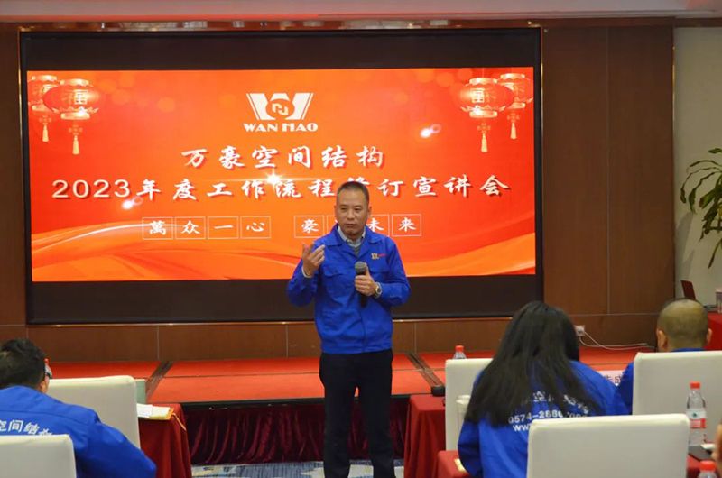 寧波萬(wàn)豪空間結(jié)構(gòu)2022年終會(huì)暨2023年度規(guī)劃會(huì)議勝利召開