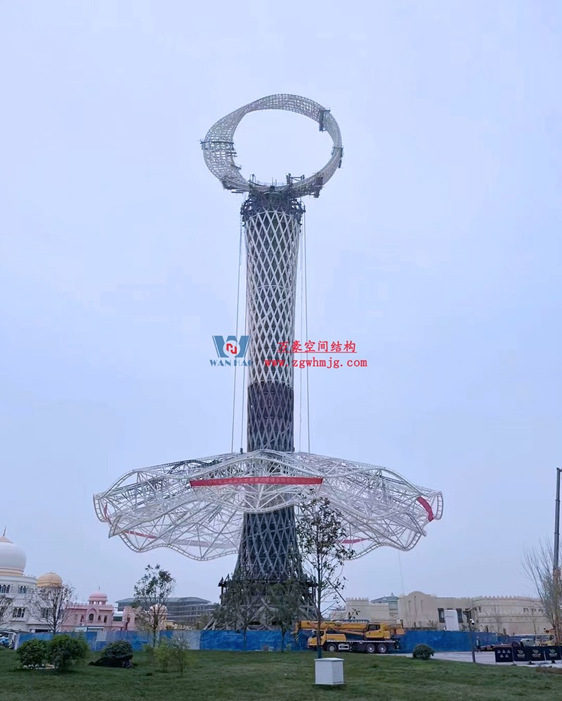 I TOWER-芭蕾舞者裙擺提升安裝階段完美收官！