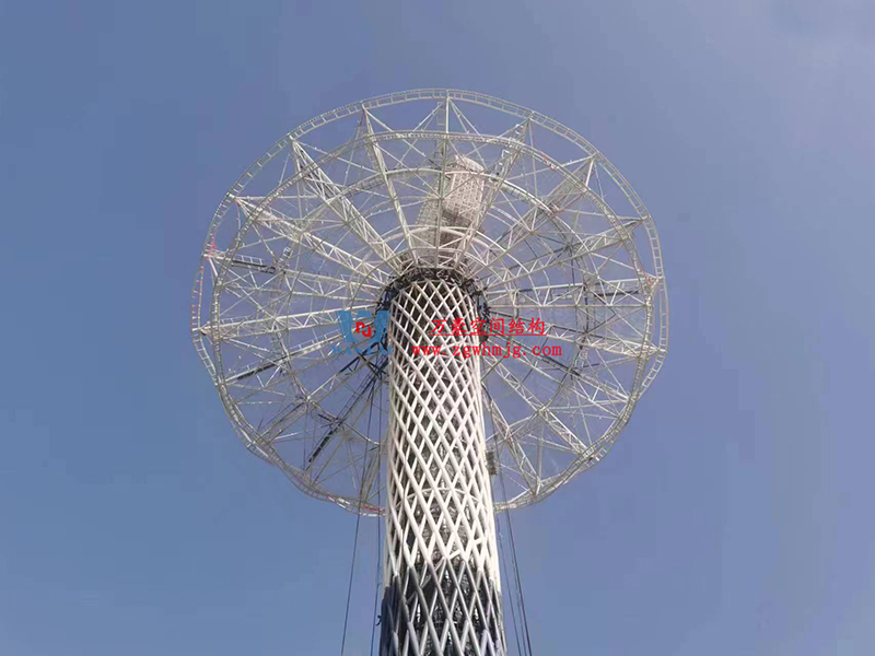 I TOWER-芭蕾舞者裙擺提升安裝階段完美收官！