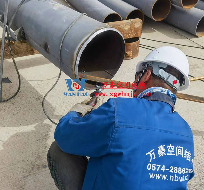 芳菲四月，共鑒美好！陜西定邊馬蓮灘沙漠公園鋼膜結(jié)構(gòu)工程最新進展播報