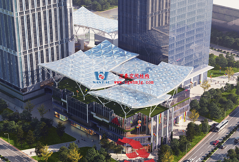 縱使烈日炎炎，腳步從未止歇！海南這個(gè)ETFE氣枕膜項(xiàng)目施工進(jìn)度有最新消息