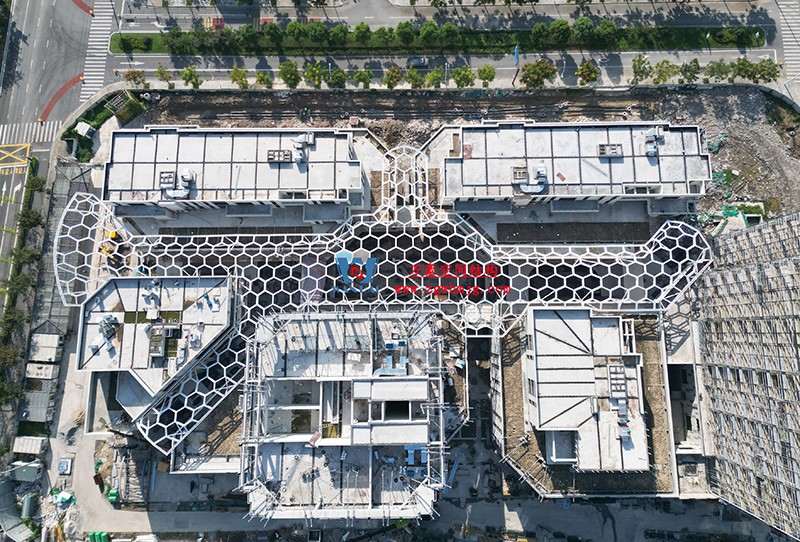 嘉興長(zhǎng)安里ETFE氣枕鋼膜結(jié)構(gòu)頂棚工程 嘉興長(zhǎng)安里ETFE氣枕鋼膜結(jié)構(gòu)頂棚工程