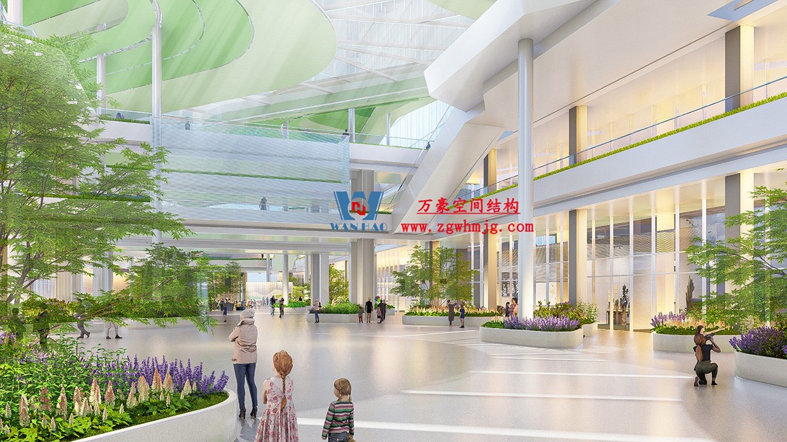 博多森谷項(xiàng)目中庭鋼膜結(jié)構(gòu)工程 博多森谷項(xiàng)目中庭鋼膜結(jié)構(gòu)工程