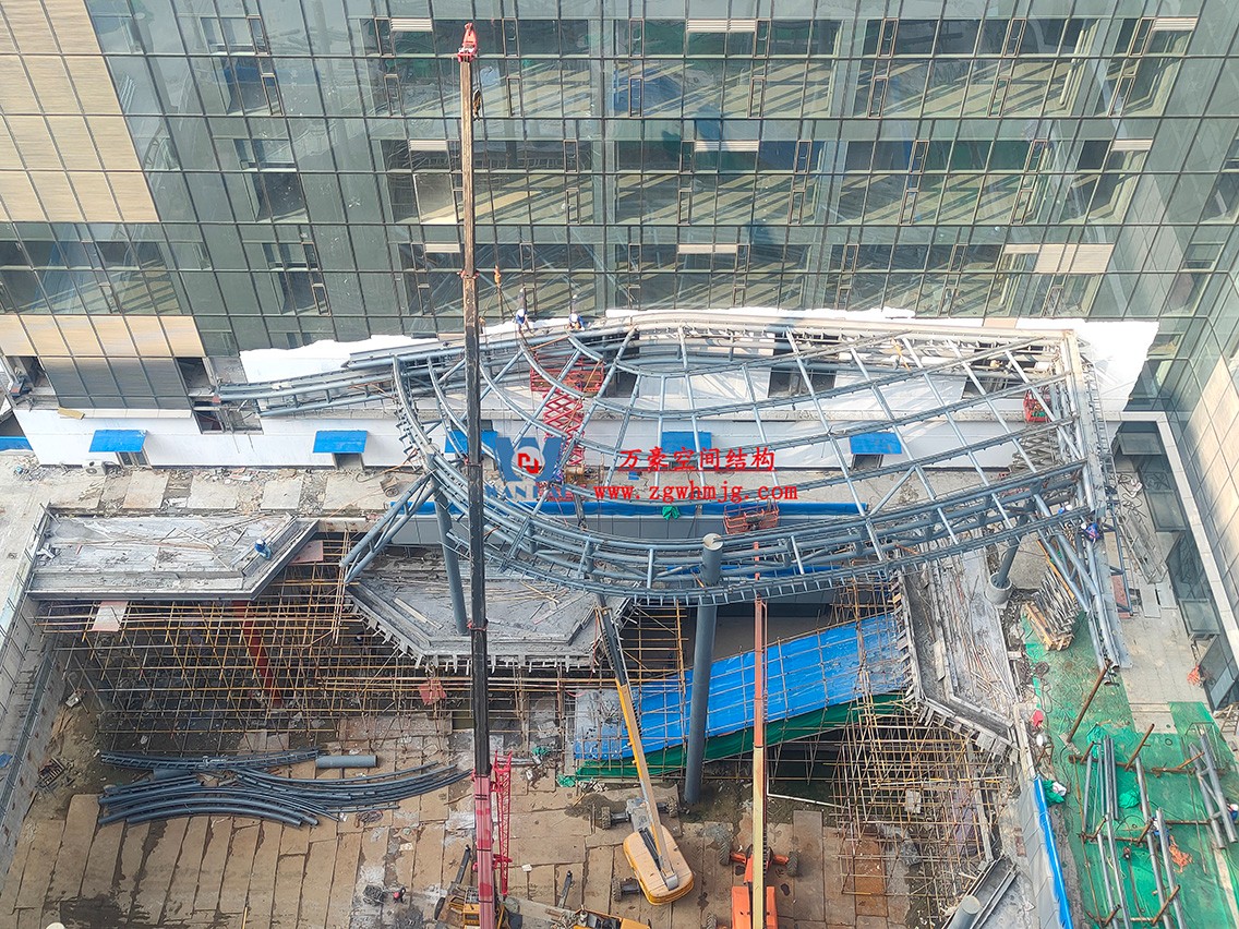 博多森谷項(xiàng)目中庭鋼膜結(jié)構(gòu)工程 博多森谷項(xiàng)目中庭鋼膜結(jié)構(gòu)工程