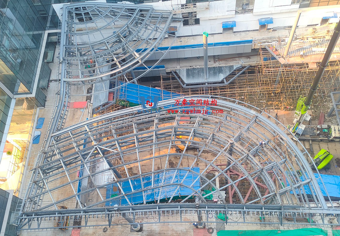 博多森谷項(xiàng)目中庭鋼膜結(jié)構(gòu)工程 博多森谷項(xiàng)目中庭鋼膜結(jié)構(gòu)工程