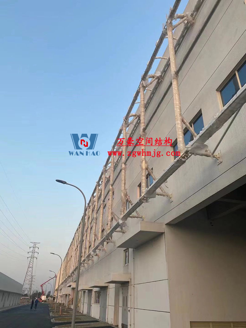 寧波益富樂公司新廠房外立面PTFE網(wǎng)格膜結(jié)構(gòu)工程 寧波益富樂公司新廠房外立面PTFE網(wǎng)格膜結(jié)構(gòu)工程