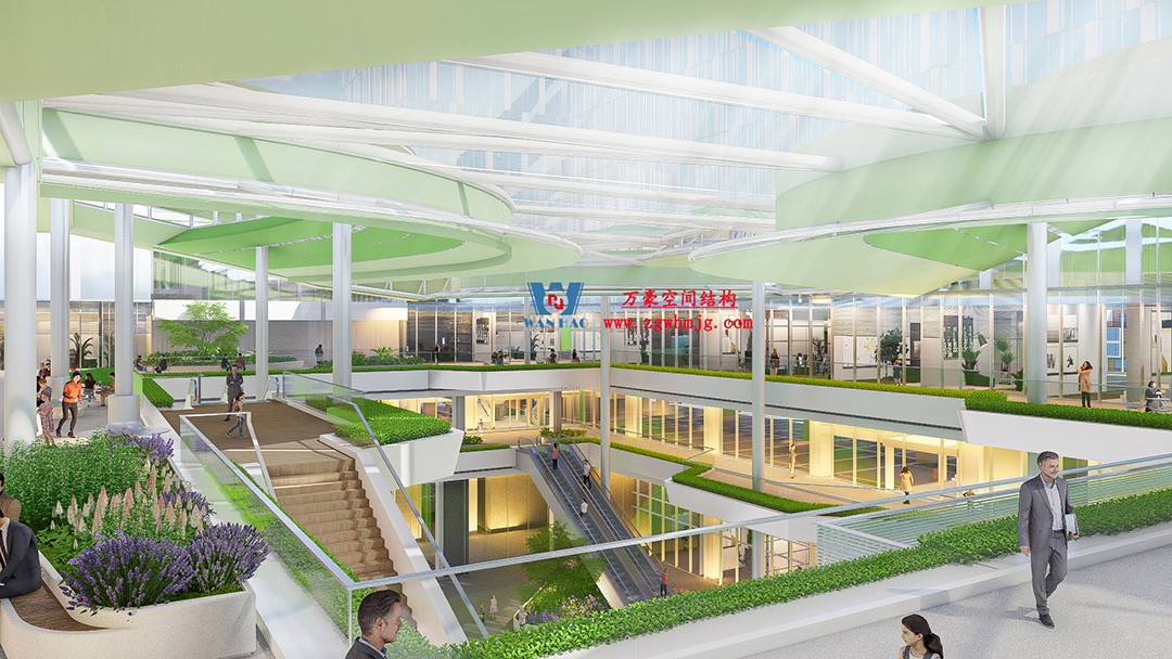 博多森谷項(xiàng)目中庭etfe膜結(jié)構(gòu)工程 博多森谷項(xiàng)目中庭etfe膜結(jié)構(gòu)工程