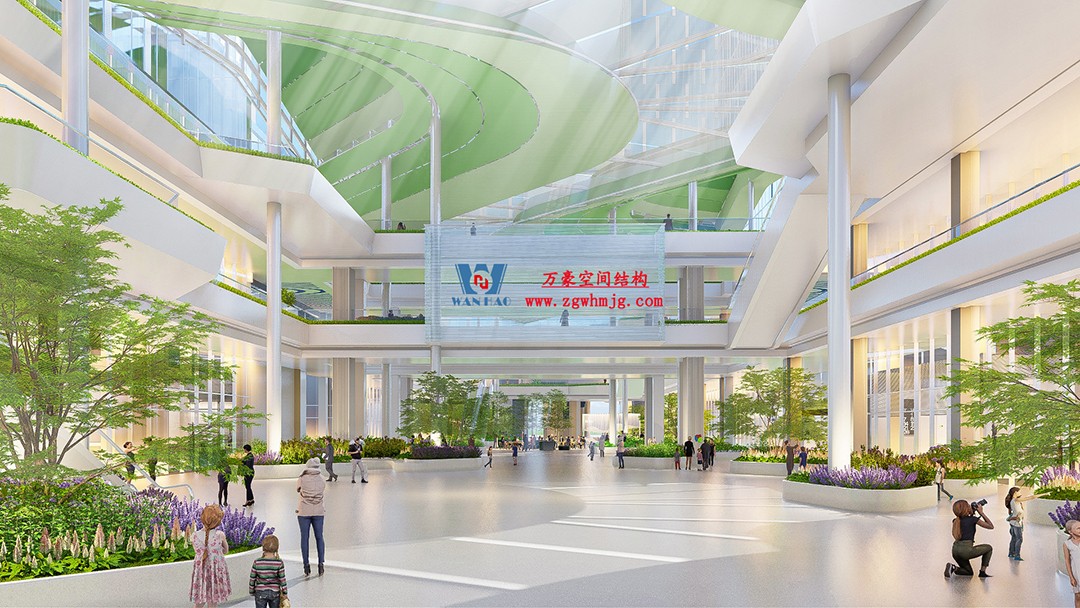 博多森谷項(xiàng)目中庭etfe膜結(jié)構(gòu)工程 博多森谷項(xiàng)目中庭etfe膜結(jié)構(gòu)工程