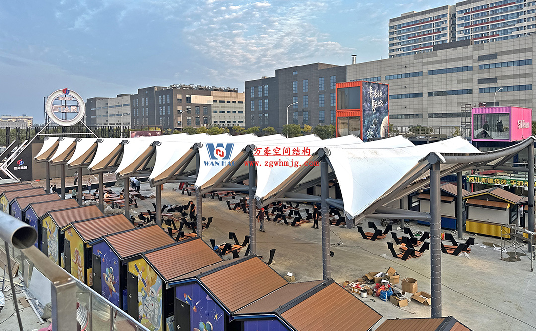 膜結(jié)構(gòu)遮陽雨棚受歡迎的主要原因是什么？