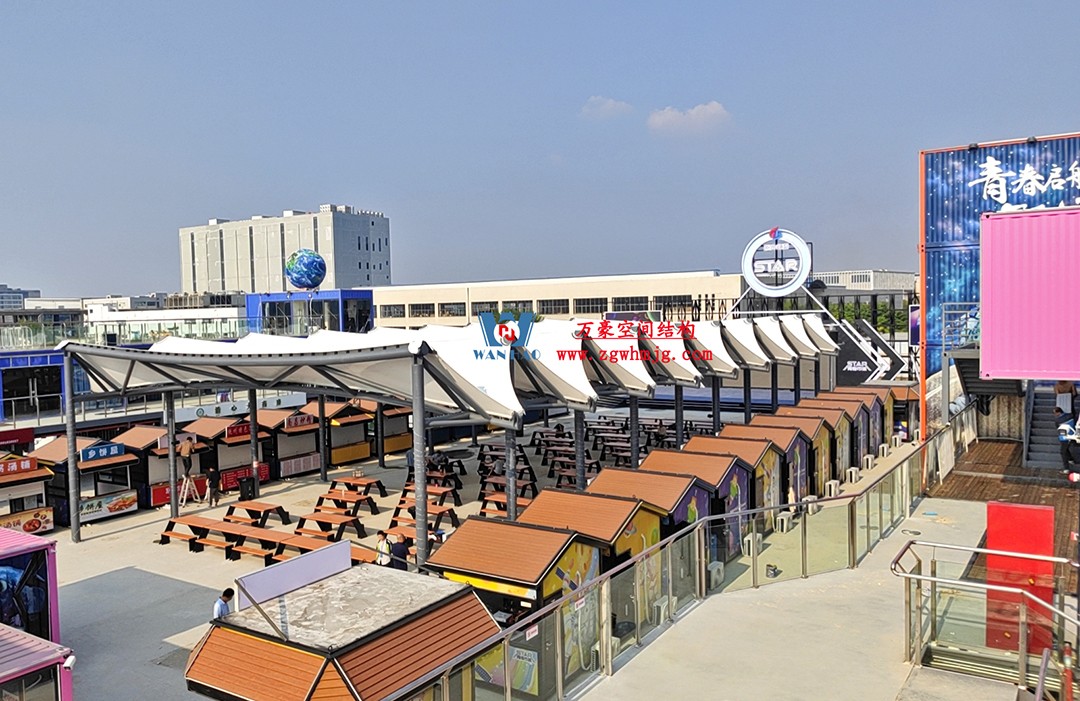 膜結(jié)構(gòu)遮陽雨棚受歡迎的主要原因是什么？