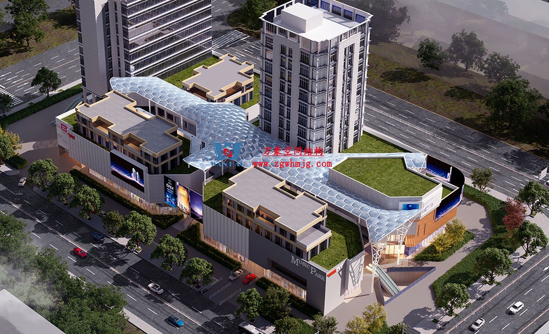 賦含夢幻色彩的商業(yè)街膜結(jié)構(gòu)天幕，即將閃亮登場！