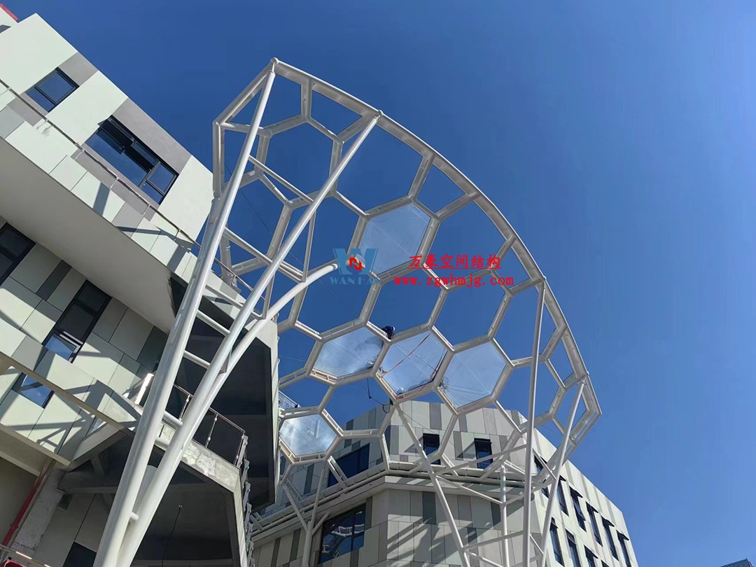 賦含夢幻色彩的商業(yè)街膜結(jié)構(gòu)天幕，即將閃亮登場！