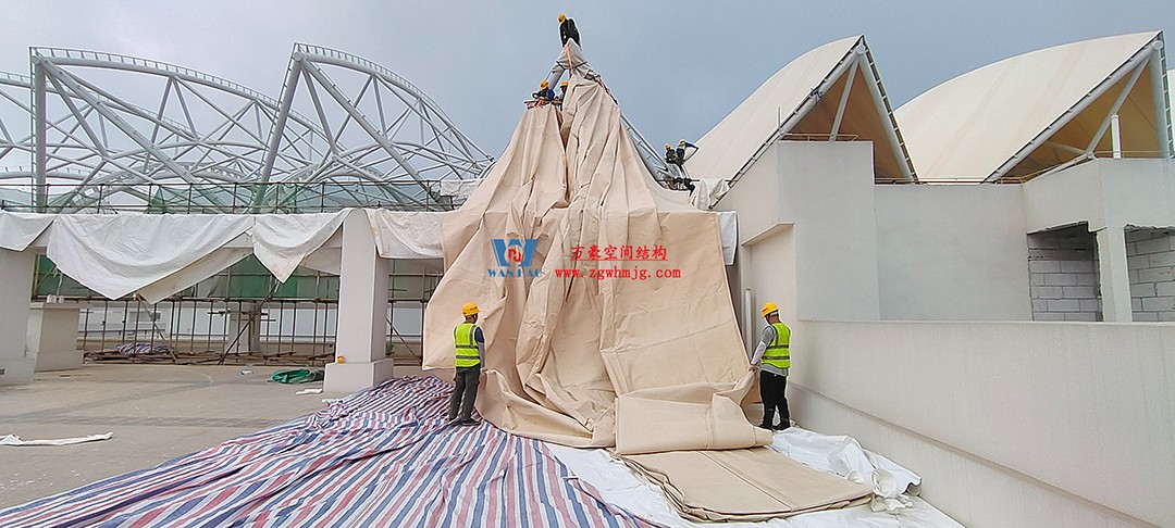 海南醫(yī)學院第一附屬醫(yī)院江東新院區(qū)膜結構工程