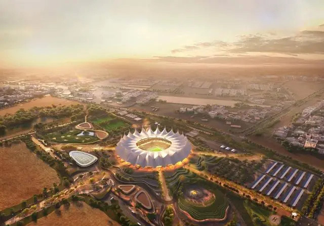 沙特公布2034年世界杯的15個(gè)場(chǎng)館設(shè)計(jì)，預(yù)計(jì)耗資數(shù)千億美元