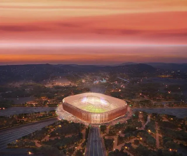 沙特公布2034年世界杯的15個(gè)場(chǎng)館設(shè)計(jì)，預(yù)計(jì)耗資數(shù)千億美元