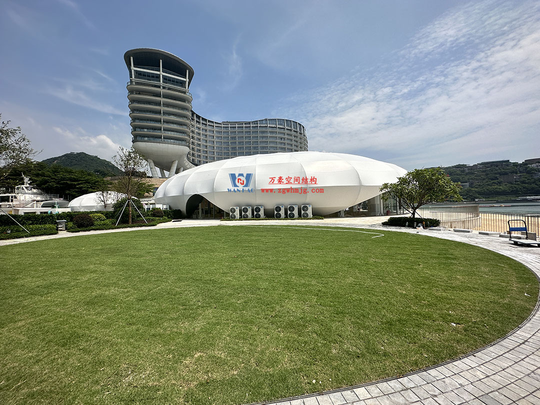 京基大梅沙酒店多功能活動廳鋼膜結(jié)構(gòu)