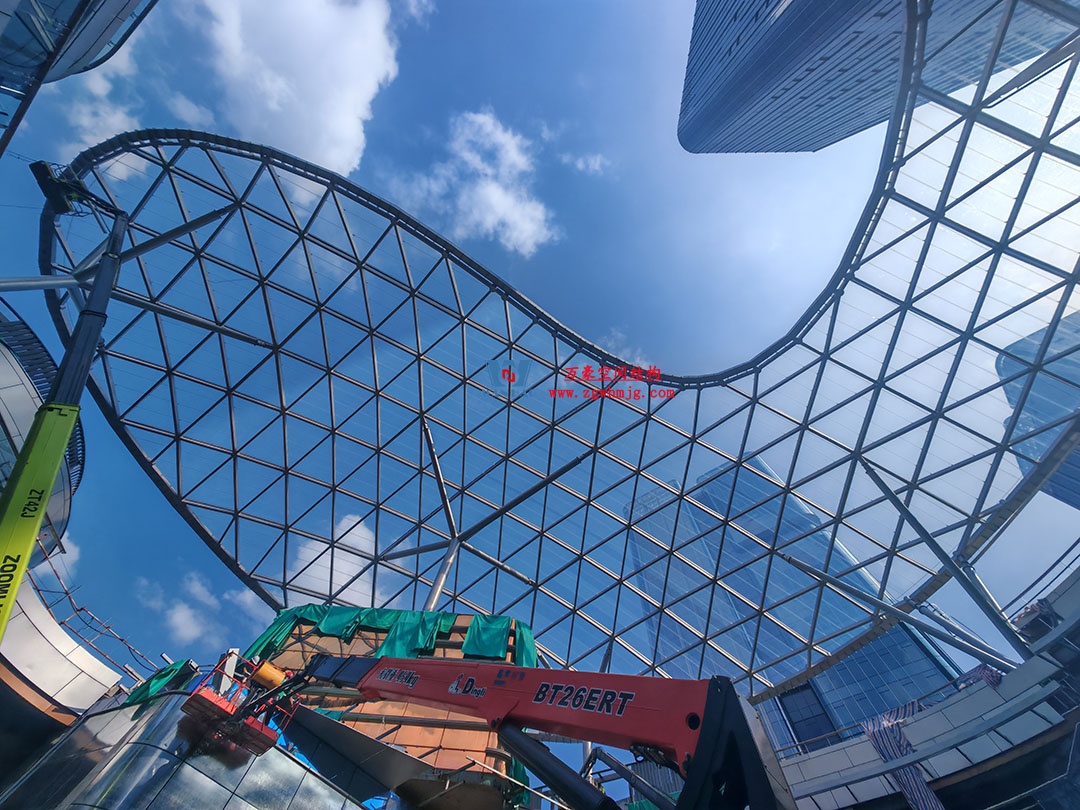 紹興華發(fā)金融活力城ETFE膜結(jié)構(gòu)商業(yè)天幕 紹興華發(fā)金融活力城ETFE膜結(jié)構(gòu)商業(yè)天幕