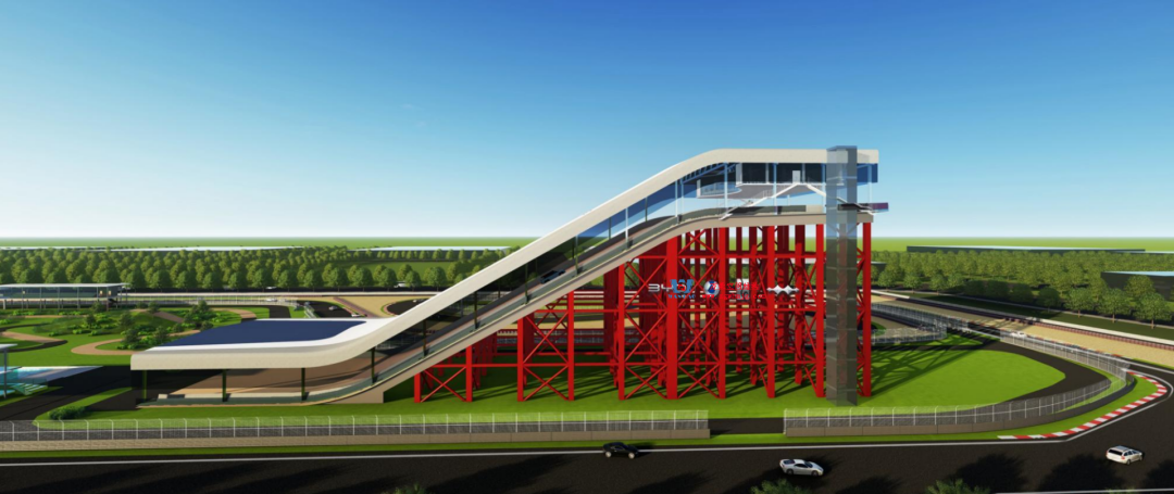 比亞迪紹興嵊州賽車場干拔沙坡觀景平臺鋼結(jié)構(gòu)項目 比亞迪紹興嵊州賽車場干拔沙坡觀景平臺鋼結(jié)構(gòu)項目