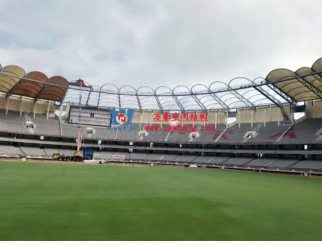 非洲杯肯尼亞體育場PTFE鋼膜結(jié)構(gòu)屋面項目