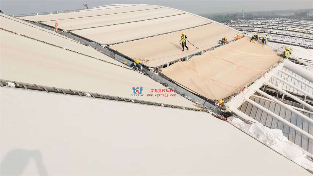 千帆競(jìng)發(fā)勢(shì)如虹｜中原國(guó)際會(huì)展中心膜結(jié)構(gòu)天幕攻堅(jiān)實(shí)錄，擎起中原會(huì)展新地標(biāo)！