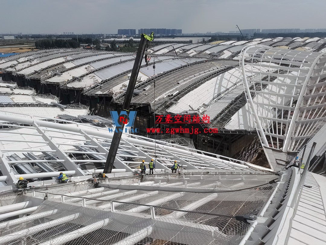 鄭州中原高鐵港數(shù)字展貿(mào)城鋼結(jié)構(gòu)項(xiàng)目