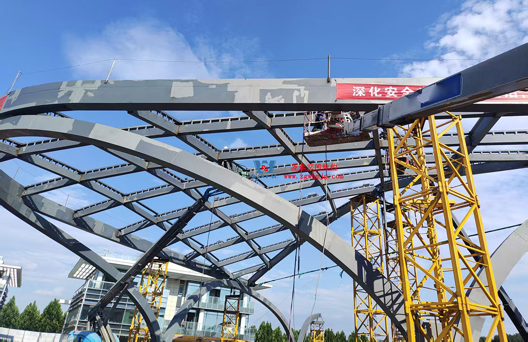 ETFE氣枕膜與雙曲面空間網(wǎng)殼結構結合是什么樣？一起來一睹真容