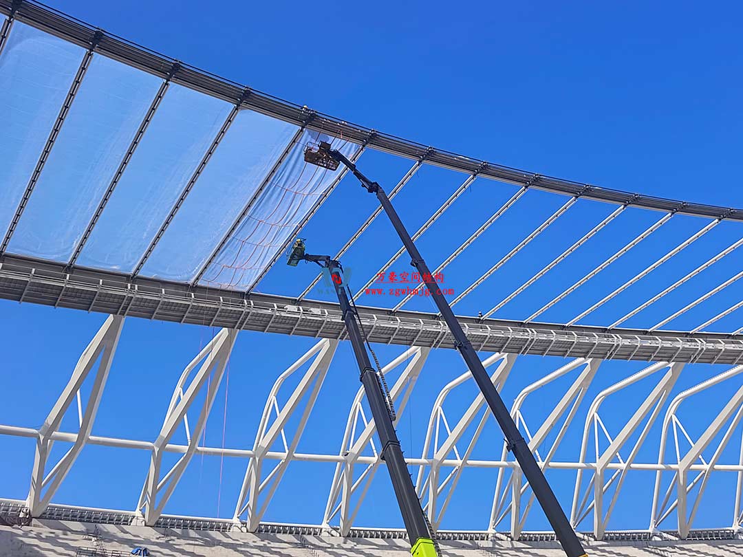 太湖之畔，華燈初上|無錫奧體中心施工加速