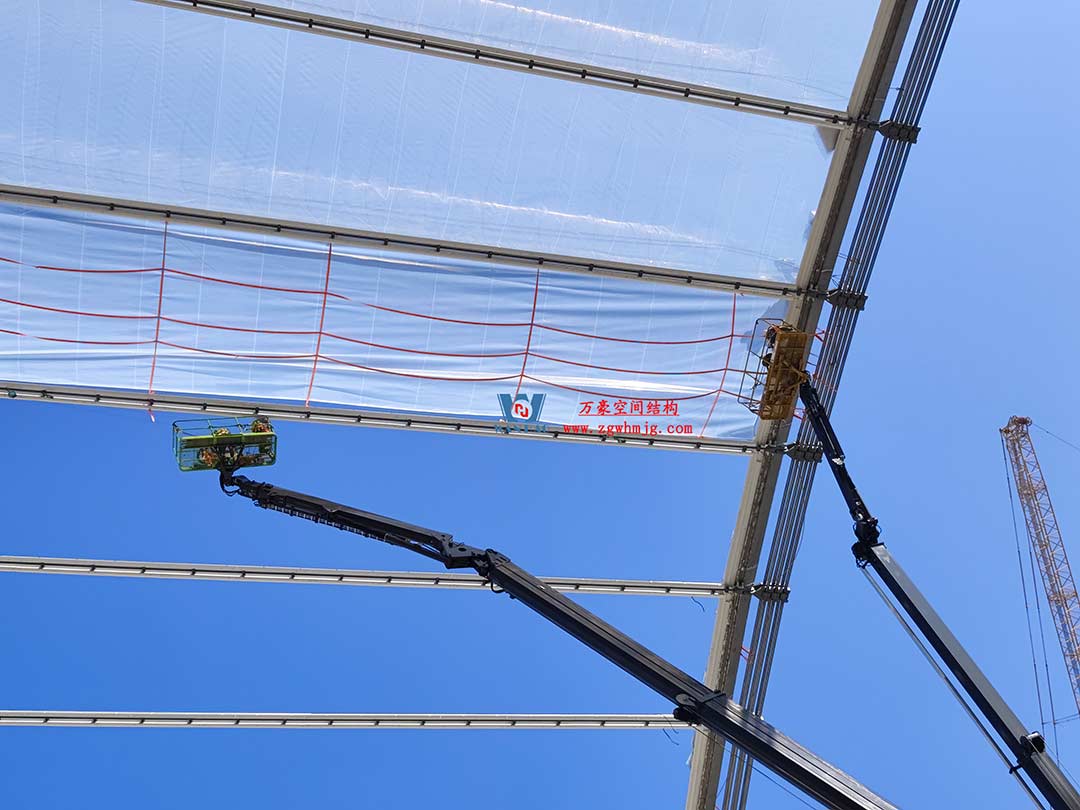 太湖之畔，華燈初上|無錫奧體中心施工加速