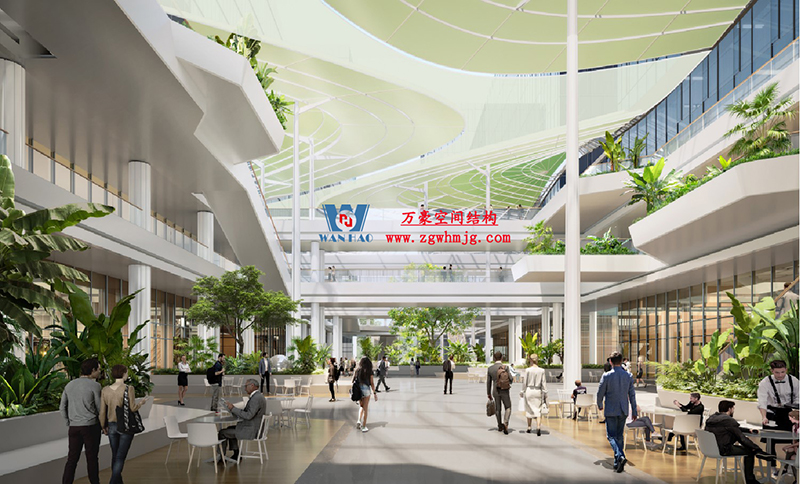 萬豪2023第9標(biāo)-博多森谷項目中庭鋼膜結(jié)構(gòu)工程