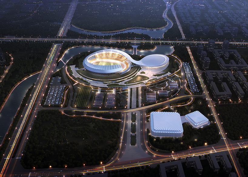 襄陽(yáng)奧體中心PTFE膜結(jié)構(gòu)