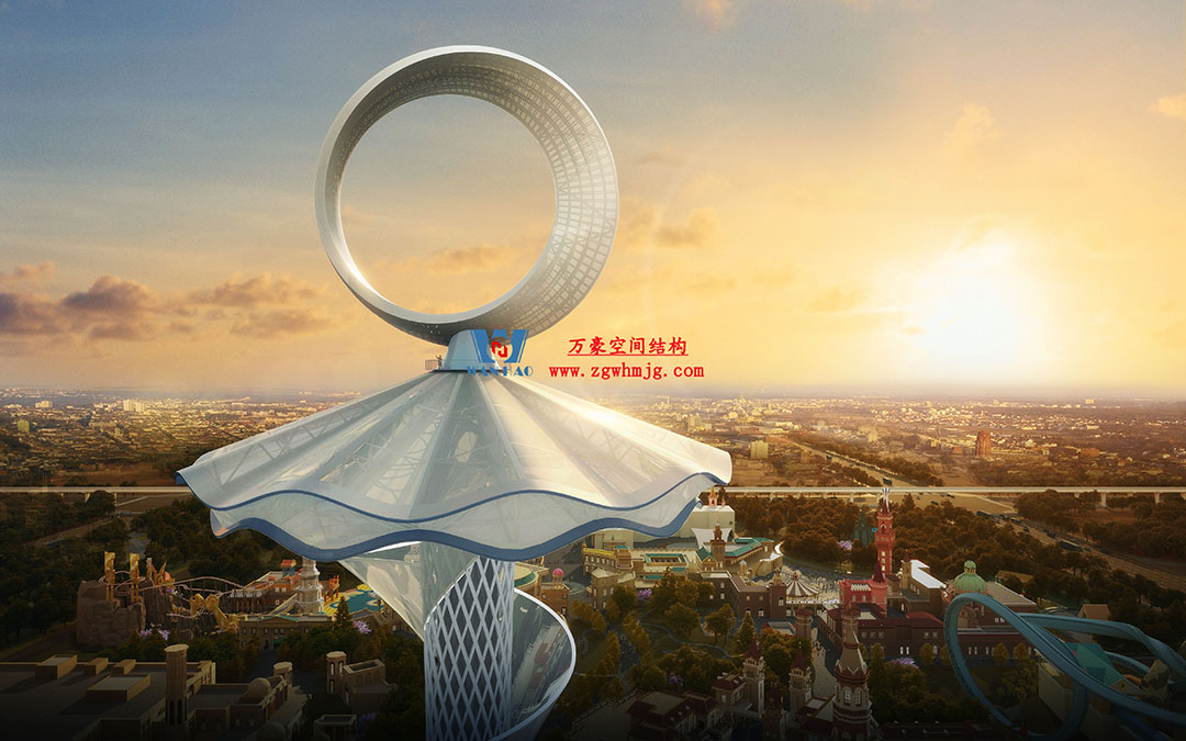ETFE膜結(jié)構(gòu)地標塔—以愛之名，點亮絲路歡樂世界
