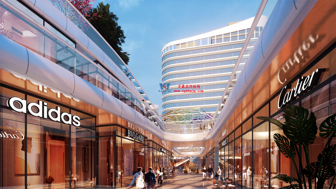 茂名總匯天街ETFE氣枕商業(yè)天幕，打造光影藝術(shù)“場(chǎng)景”