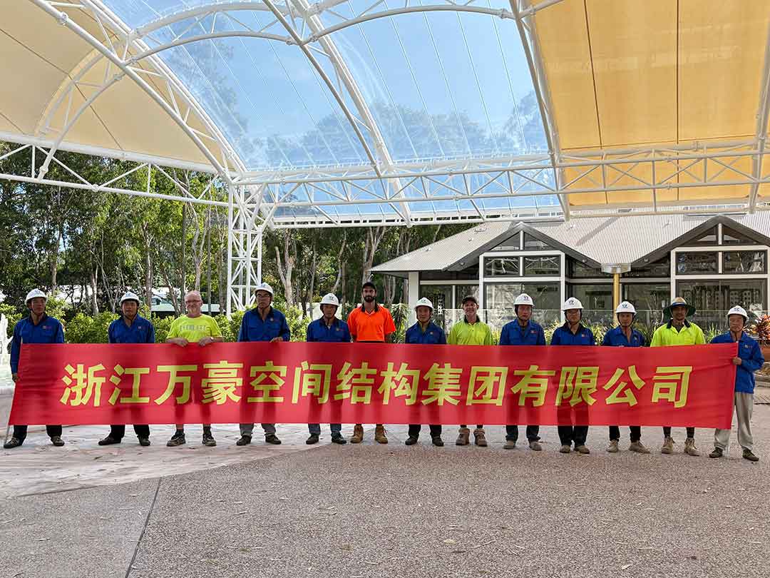 澳大利亞噴泉廣場(chǎng)雙膜天幕驚艷落地，ETFE+PTFE演繹建筑黑科技