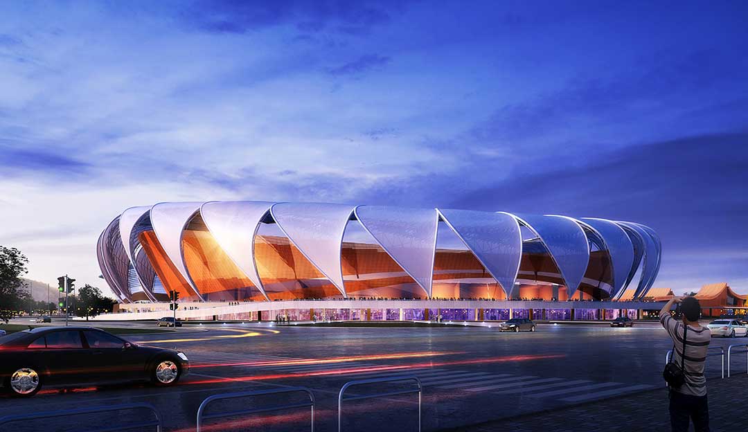 瑞麗江畔崛起新地標，文體中心進入沖刺階段！